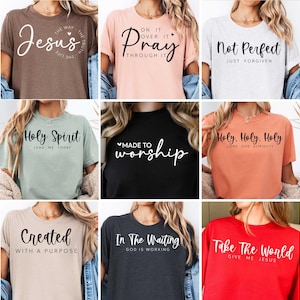 9 Christian SVG PNG Bundle, Religious Svg Bundle, Minimal Motivational Quotes Svg Bundle, Bible Verse Svg, Faith Based Svg Png Sublimation
