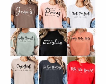 9 Christian SVG PNG Bundle, Religious Svg Bundle, Minimal Motivational Quotes Svg Bundle, Bible Verse Svg, Faith Based Svg Png Sublimation