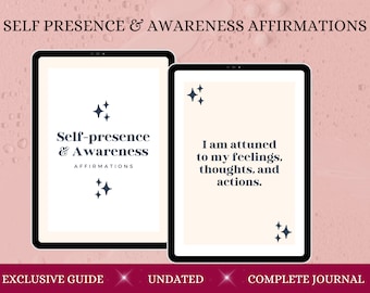 Elevate Your Presence: Printable Mindfulness & Self-Awareness Affirmations PDF Guide