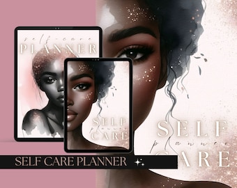 Planificateur d'autosoins Black Girl Magic | Journal bien-être et croissance | Rituels quotidiens et outil de suivi des objectifs