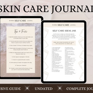 Nourish Your Skin, Nourish Your Soul: A Holistic Self-Care Journal for Radiant Wellness Printable PDF, Self Care Routine image 2