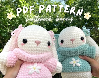 2 in 1 Turtleneck Sweater Bunny Crochet Pattern