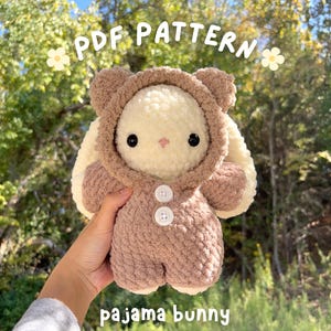 Baby Pyjama Häschen Häkelanleitung