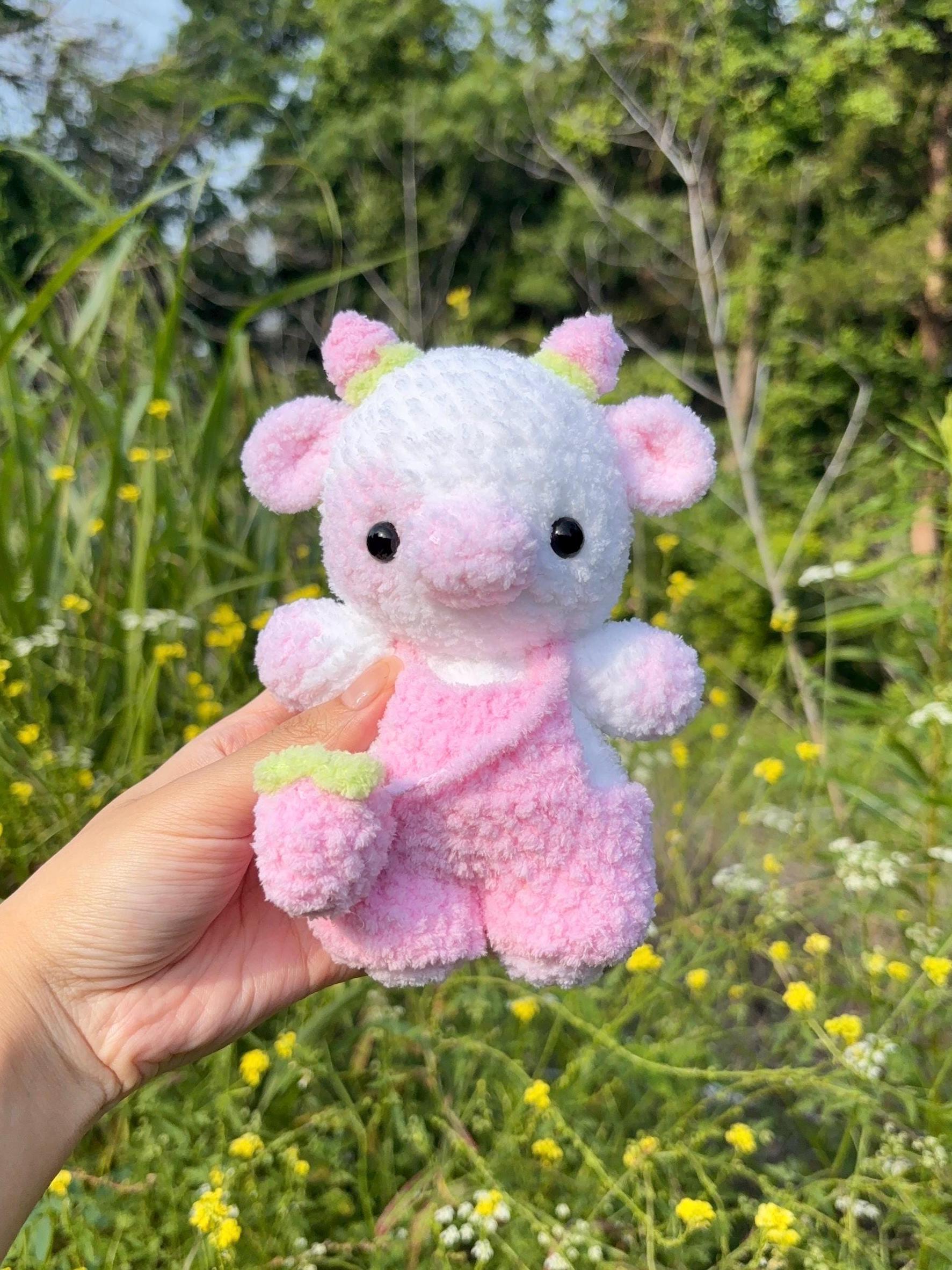 Fruit Cow Crochet Pattern | Strawberry, Blueberry Plush - Etsy