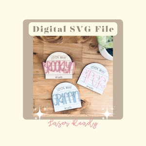 Aimant d'oeuvre d'art SVG | Aimez ce que j'ai fait, Svg | Aimant pour enfants SVG | Fichier SVG pour Glowforge | Fichier laser | Téléchargement instantané | Aimant Svg
