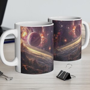 Explore The Cosmos, Space Lover Gift, Outer Space, Starry Sky Mug, Celestial Cup, Space Gifts, Space Mug, Galaxy Mug, Universe Mug