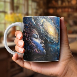 Dreaming of Distant Galaxies, Space Lover Gift, Outer Space, Starry Sky Mug, Celestial Cup, Space Gifts, Space Mug, Galaxy Mug, Universe Mug