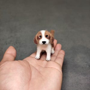 Custom Needle Felted Dog Figurine, Wool Felt Pet Memorial Sculpture, Personalized Dog Pet Replica, Dog Loss Memorial Gift, Christmas Gift