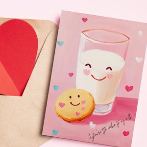 Tarjeta de amor / SAN VALENTÍN N.º 1 / Tarjeta de San Valentín divertida y hermosa, juego de tarjetas, tarjeta divertida para aniversario, regalo para novia