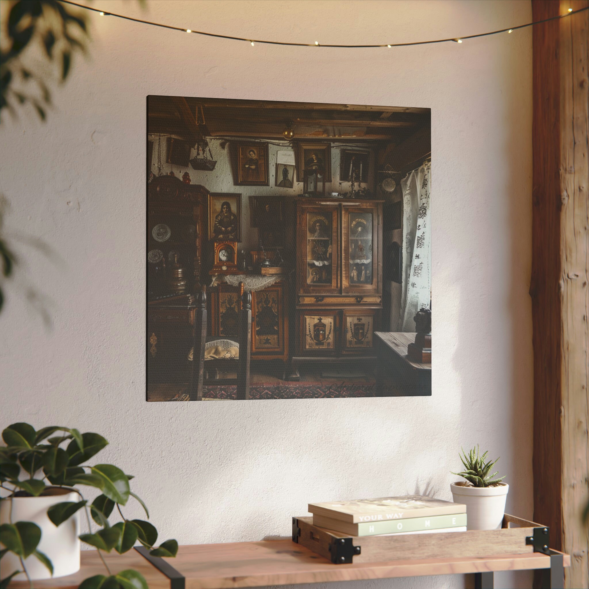 Illustration With Romanian Motifs Giclée Canvas Etsy