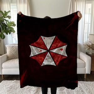Resident Evil Blanket: Umbrella Logo Gaming Throw
