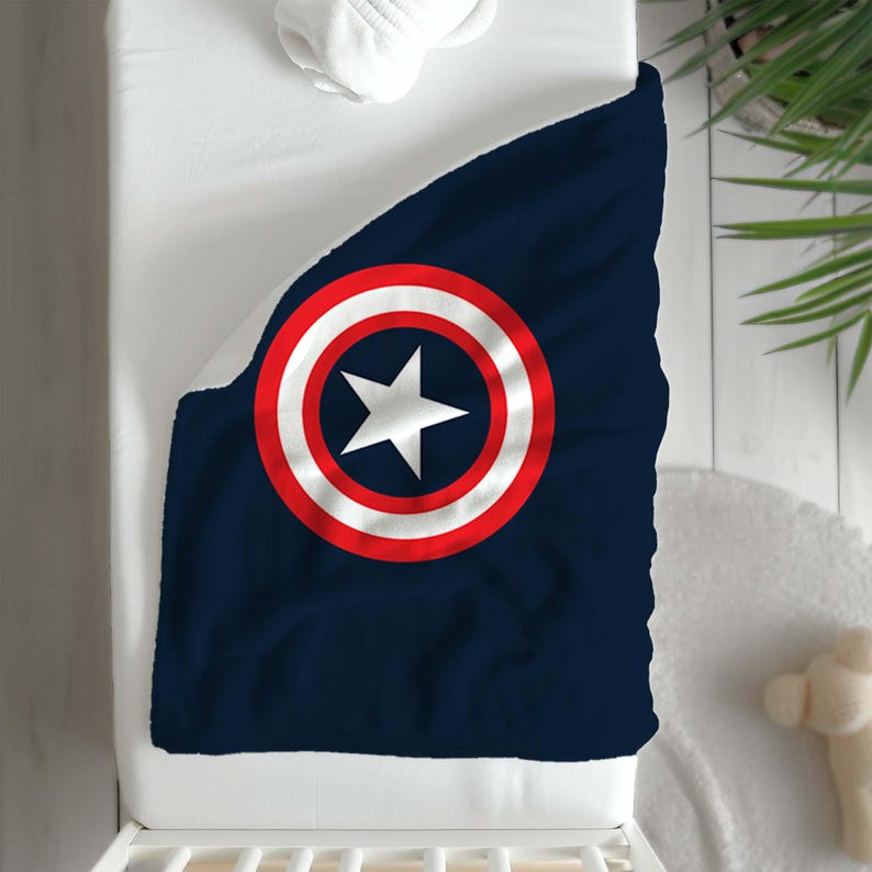 Captain America Schild-Decke: Kinder Dekor, Geburtstagsgeschenk Bild 5