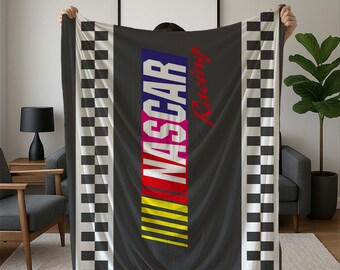 NASCAR Racing Blanket: Soft Car Lover Throw Blanket