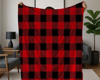 Buffalo Check Plaid Throw Blanket: Cozy Cabin Decor