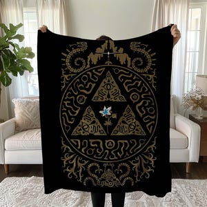 Legend of Zelda Blanket, Game Room Blanket, Fantastic Blanket, Gaming Blanket