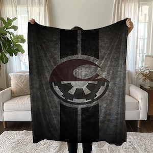 Galactic Empire Blankets, Flag Blankets, Star Wars Blankets, Movie Blankets, Darth Vader Blankets, Custom Blanket with Text