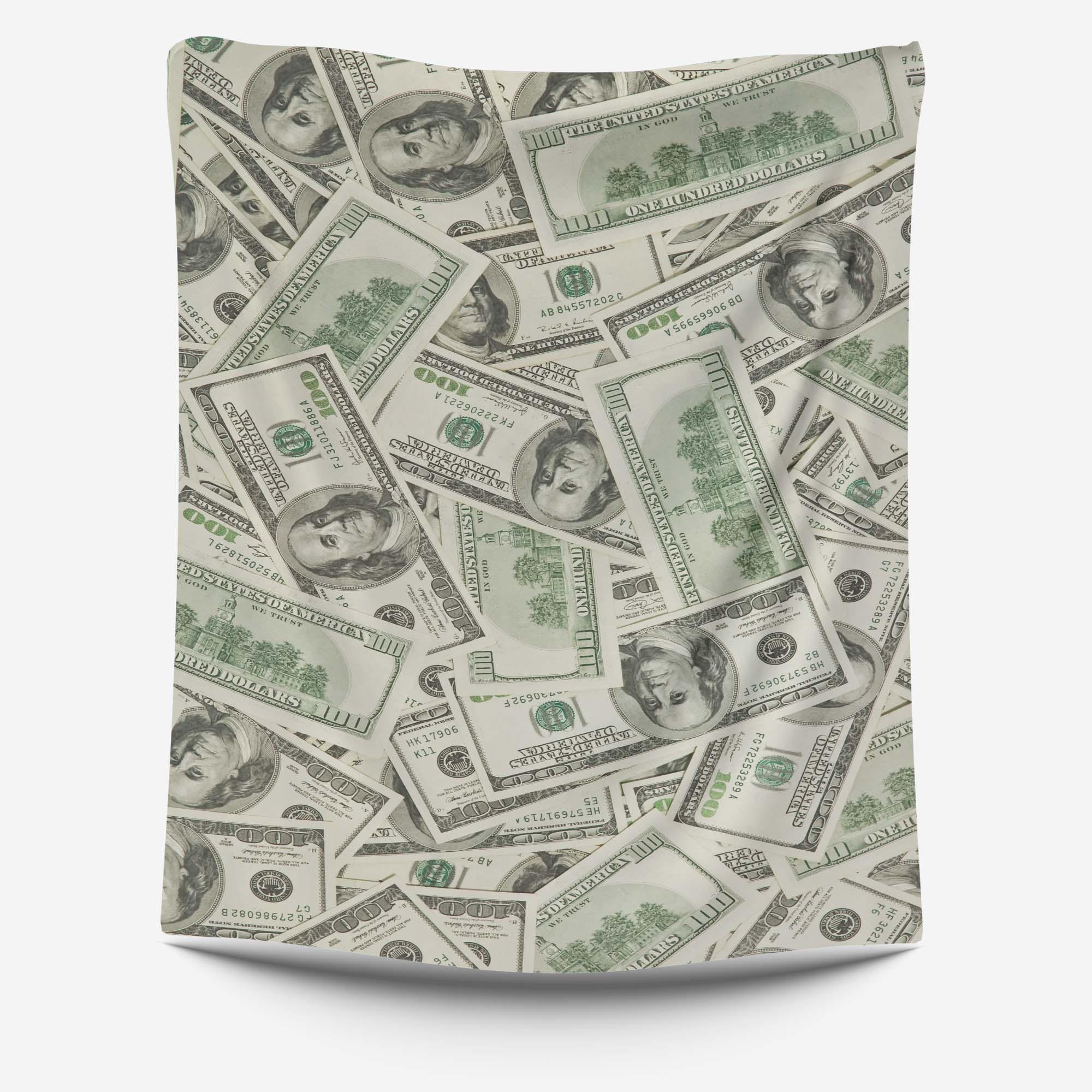 Money Blanket: Dollar Bill Fleece Throw Blanket - Etsy