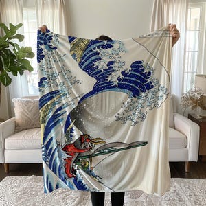 Legend of Zelda Decor, The Legend of Zelda Blanket, Game Poster Blanket, Gaming Room Decor, Home Decor, Custom Blanket, Game Room Blanket