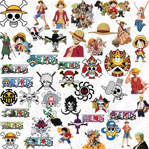 Mega one piece png bundle, anime bundle svg, one piece stickers, popular cartoon svg, digital download