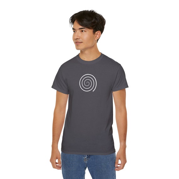 Spiral Long Sleeve T-Shirt - 100% Cotton, Goth & Metal Style, Screen Printed Art - View #6
