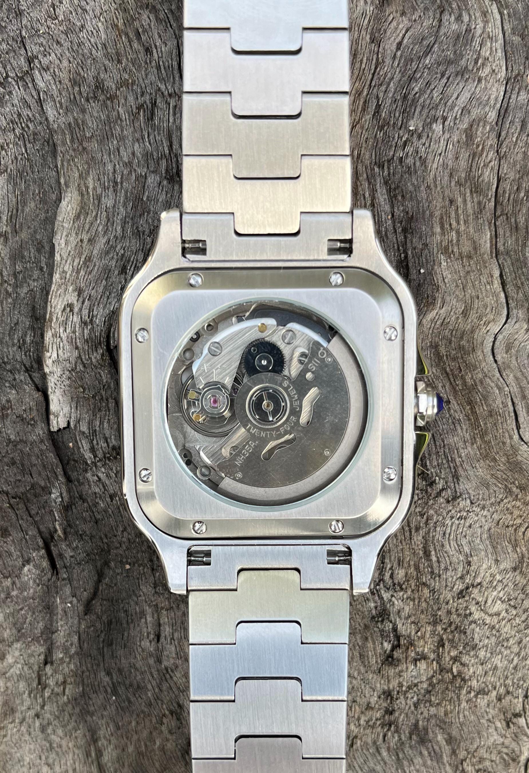 カスタム nh35 mod サントス Unboxing the Seiko Santos NH35 Mod Watch - Seiko NH35 Review - YouTube