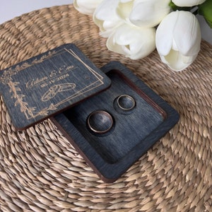 Personalized Wooden Ring Box: Engraved Wedding Keepsake