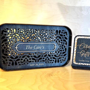 Caja para tarjetas de boda personalizada con ranura, caja de regalo de boda rústica, caja de madera personalizada para tarjetas, regalo de boda personalizado, decoración de boda bohemia
