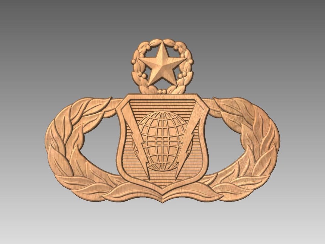 Master Command Reference USAF Master Command & Control Badge Insignia 3d Model - Etsy