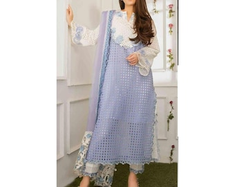 Pakistaanse jurken Indiase jurk Designercollectie Eid-pak Nieuwste stijl feestkleding Salwar Kameez