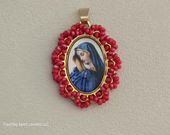 Our Lady of Sorrows Pendant | Catholic Gift for Women | Religious Jewelry | Devotional | Christian Necklace