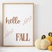 Autumn Pumpkin Print: Rustic Fall Wall Decor. Pumpkin Watercolor ...