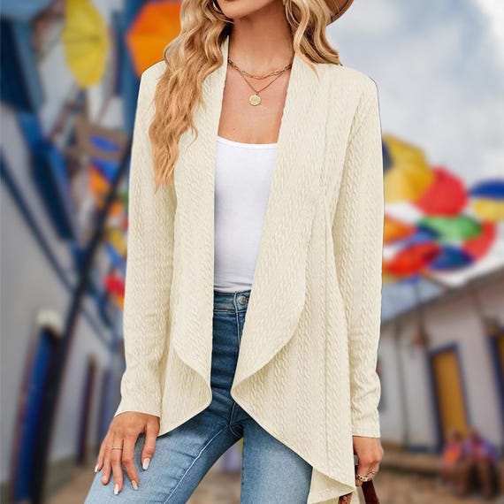 Lightweight Office Cardigans For Women Soft Jade Silk Cotton