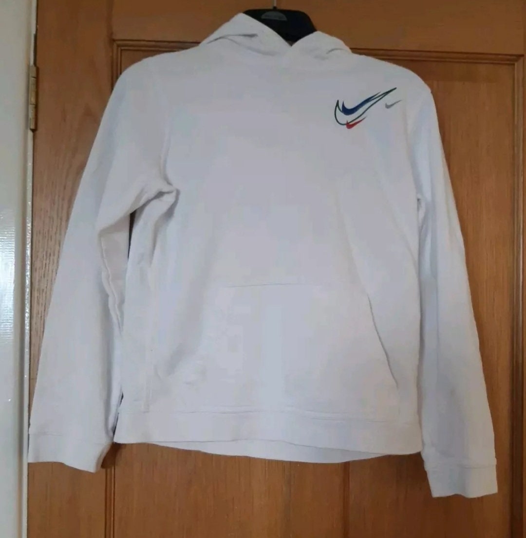 nike swoosh hoodie weiss