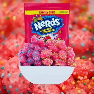 Nerds Clusters Freeze Dried Candy Packs  - Perfect Munchies and Snacks - Free Samples