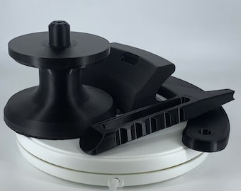 Hatting Tool Bundle: Brim Tolliker, Puller Downer, Pusher Downer, Block Stand