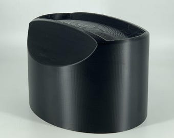 Western Brick Top Hat Block: ABS Hat Making Form, Optional Tipper (Size 54-63)