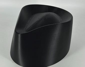 Western Teardrop Hat Block: ABS Hat Making Form, Optional Tipper (Size 54-63)