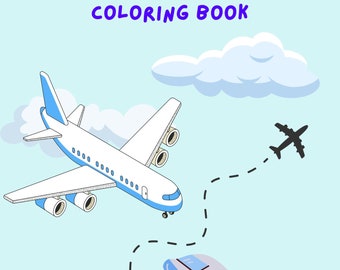 AIRPLANE COLORING BOOK