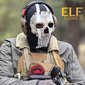 Ghost Mask Style Tactical Mask – Airsoft, Cosplay, Motorcycle Use