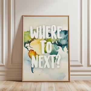 Howlith Print, Karte Wandkunst, Reiseposter, Geschenk für Freunde, Wohnung Wandkunst, Wohnheim Dekor, trendige Wandkunst, Geschenk für den besten Freund