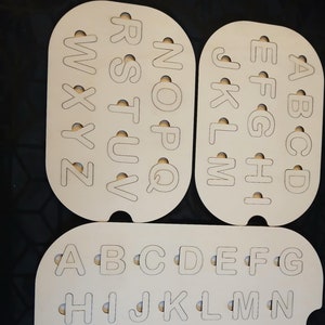 Fichier pour petits et grands couvercles boite Trofast pour Ikea  Flisat pour  apprentissage de l'alphabet  lettres divertissant et éducatif
