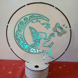 Fichier téléchargement numérique  pour lampe led bois veilleuse sur socle