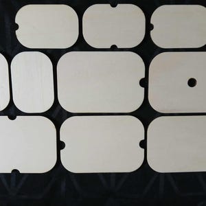 Modèle de couvercles boites Trofast pour IKEA Flisat, Fichier vectoriel numèrique