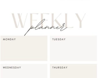 Weekly Planner