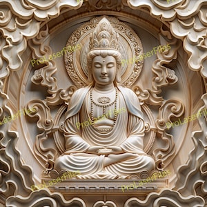 Buddha Laser Engrave File | 3D Illusion | Laser Burn PNG | Design For Laser | Digital File