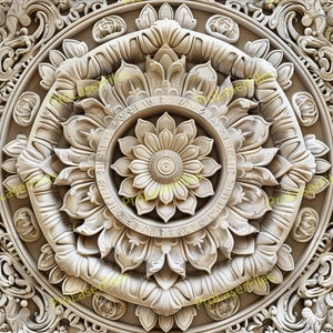 Mandala Laser Engrave File | 3D Illusion | Laser Burn PNG | Design For Laser | Digital File