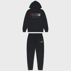 Inspired Embroidered Black / Red Tracksuit ( Medium )