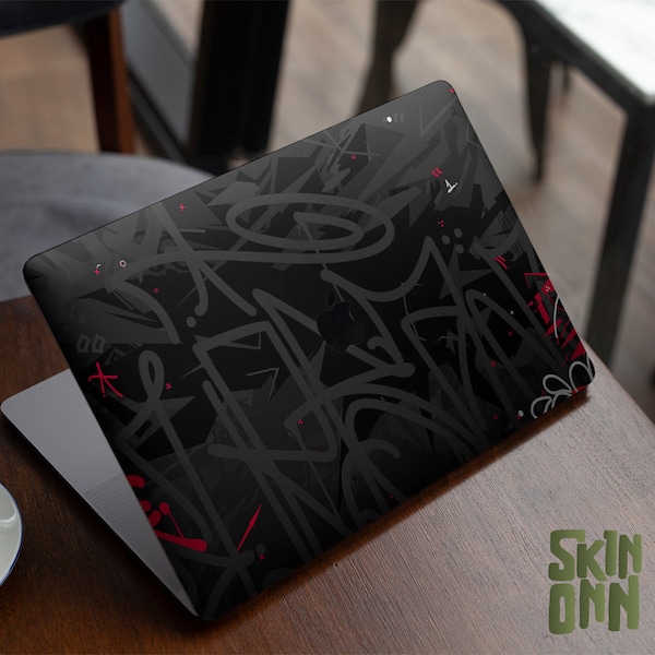 Urban Graffiti MacBook Skin - Unique Street Art Laptop Decal for Apple Laptops