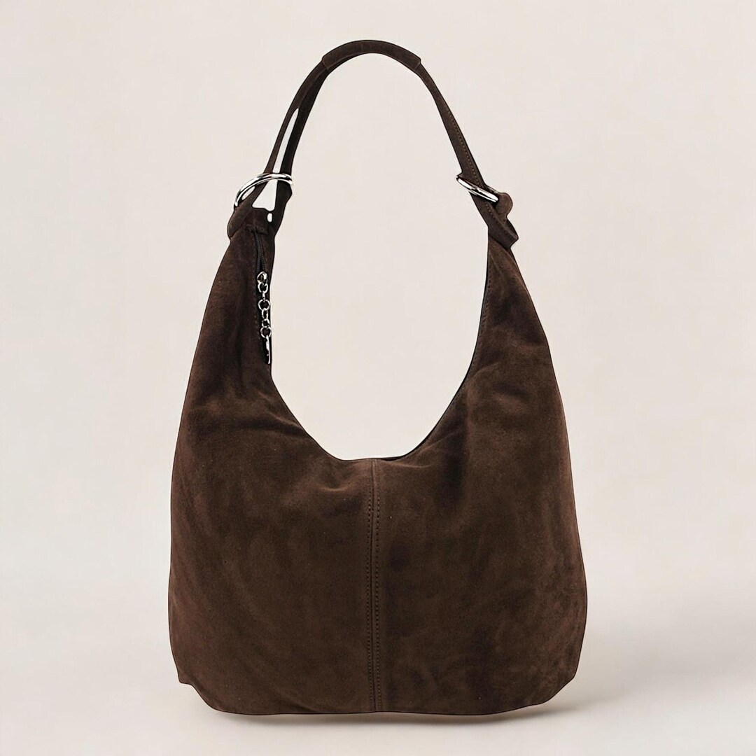 Suede Paracadute Shoulder Bag main image 1