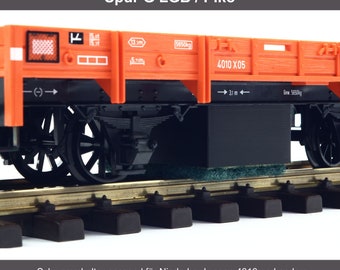 G Gauge Rail Cleaning Track Cleaning for LGB / Piko Low Side Car 4010 Sponge Holder